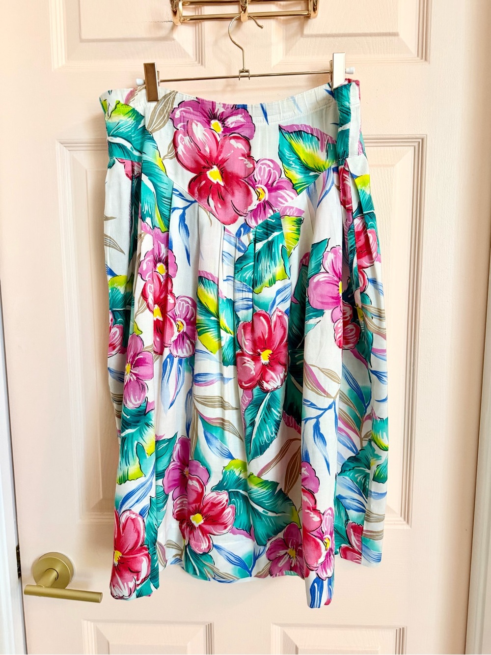 Vintage floral by krash skirt